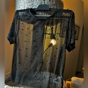 See-Through Zara Shirt